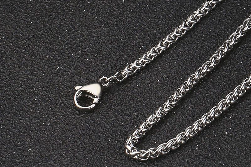 Dragonbone Pearl Trendy Titanium Steel Necklace