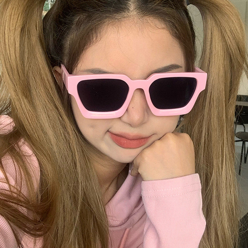 Retro Square Sunglasses For Women