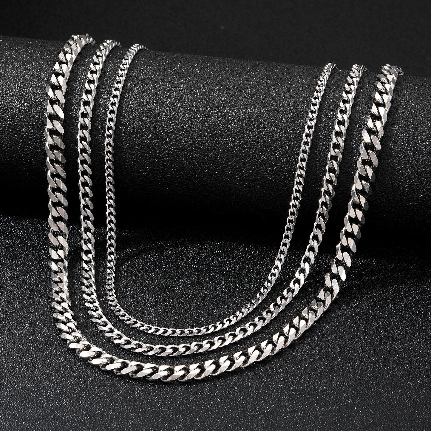 Mens Trendy Streetwear Hip-hop Titanium Steel Necklace With A Unique Style