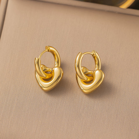 High-grade Titanium Steel Earrings Female Jewelry