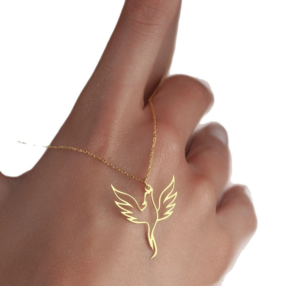 Stainless Steel Necklace For Women Trendy Minimalist Design