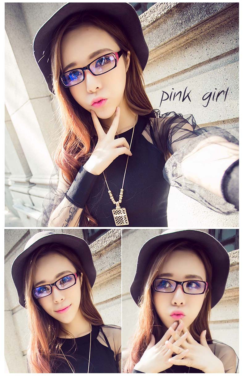 new anti-Blu-ray glasses tide men and women models no degree flat mirror blue film computer mirror a generation