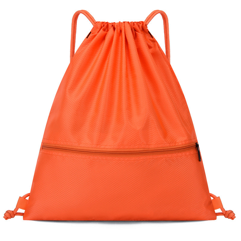 Drawstring Pouch-style Easy-to-use Backpack For Men And Women