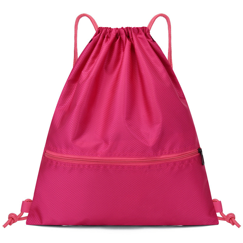 Drawstring Pouch-style Easy-to-use Backpack For Men And Women